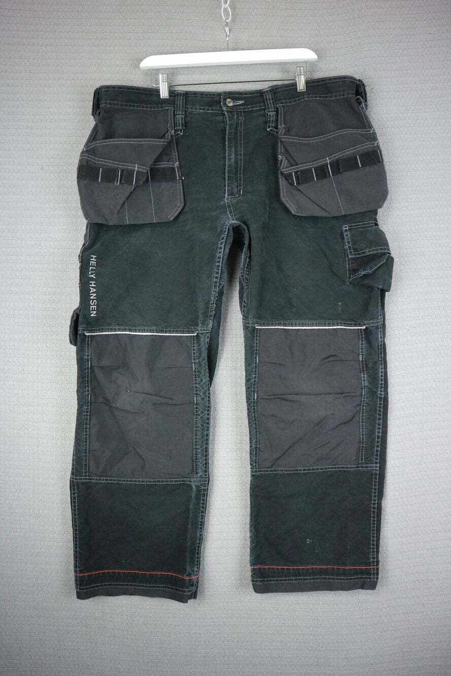 Helly Hansen Workwear Utility Pants Black Holster Pocket Cargo Size 42